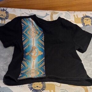 Trendy Black and Blue Kids Shirt